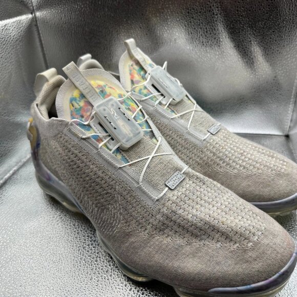 Size 13 Nike Air VaporMax 2020 Flyknit Summit White Mens Sneaker CJ6740-100 - Picture 3 of 10